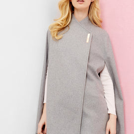 Aillaa Wool Wrap Over Cape