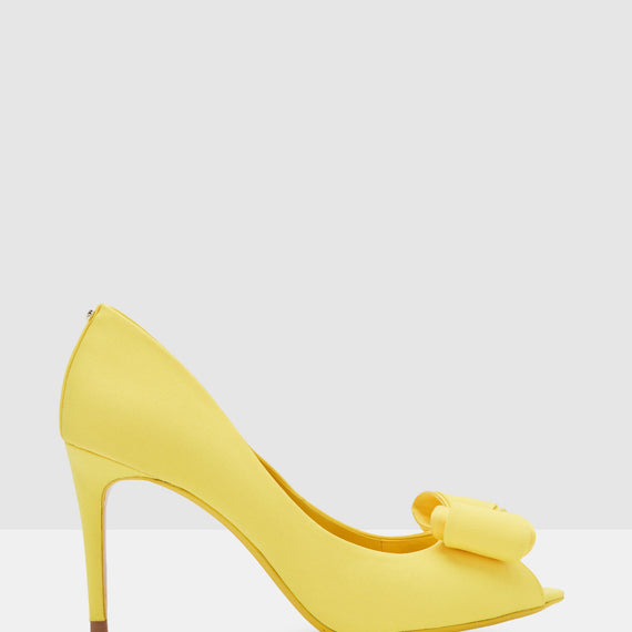 Alifair Bow Detail Peep-Toe Courts