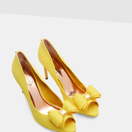 Alifair Bow Detail Peep-Toe Courts
