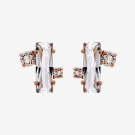 Bria Crystal Baguette Earrings