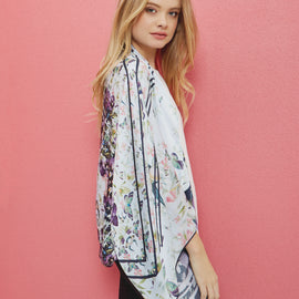 Elva Entangled Enchantment Silk Cape Scarf
