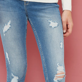 Kimle Ripped Skinny Jeans